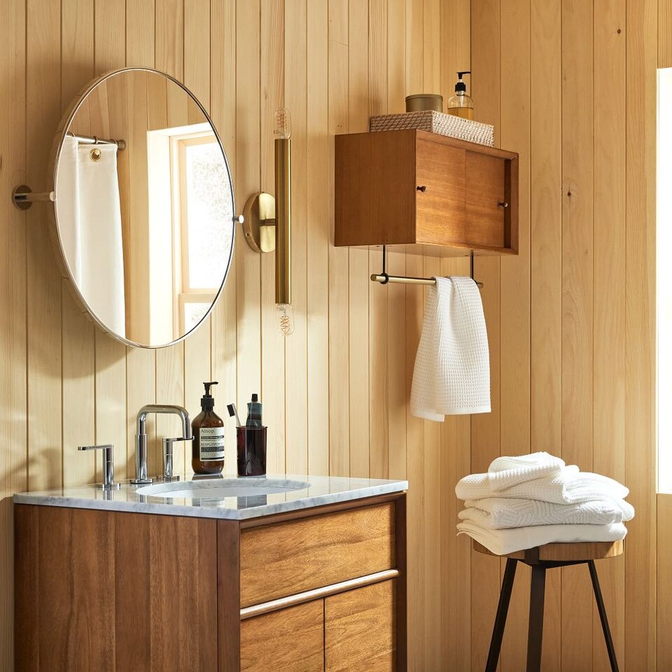 Mid Century Bathroom Storage West Elm United Kingdom